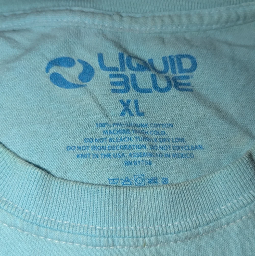 Liquid Blue Alice In Wonderland We're All Mad Here Tye Die Shirt XL - Picture 3 of 10